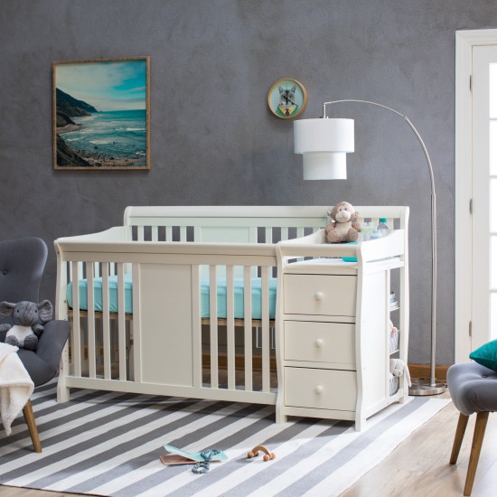 Storkcraft Calabria 4-in-1 Convertible Crib and Changer