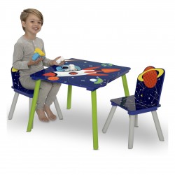Delta Children Alfie The Astronaut Wood Table and Chair Set
