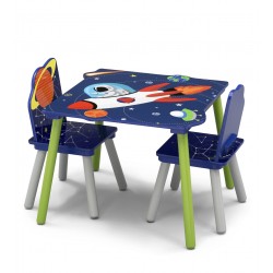 Delta Children Alfie The Astronaut Wood Table and Chair Set Delta Children Alfie The Astronaut Wood Table and Chair Set