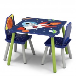 Delta Children Alfie The Astronaut Wood Table and Chair Set