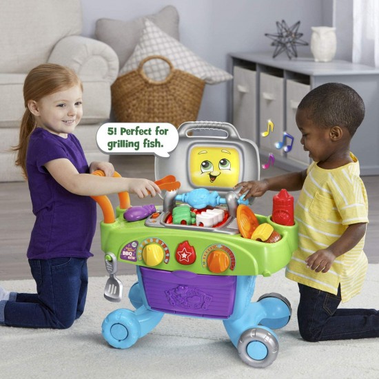LeapFrog Smart Sizzlin' BBQ Grill, Multicolor