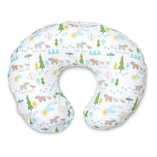 Boppy Original Nursing Pillow and Positioner, Cotton Blend, North Park