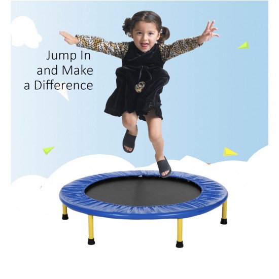 Gymenist 36Inch Trampoline, with Folding Handle Bar Gymenist 36Inch Trampoline, with Folding Handle Bar