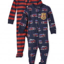Children’s Place Fire Truck Sleepsuits Children’s Place Fire Truck Sleepsuits
