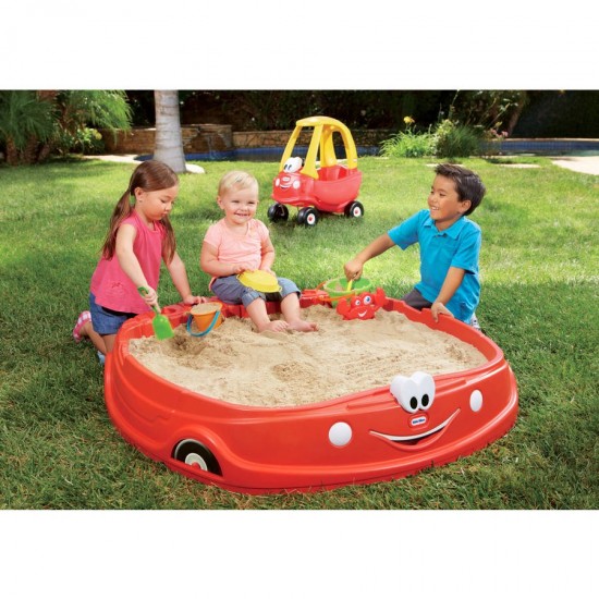 Little Tikes Cozy Coupe Sandbox with Free Sand Toys