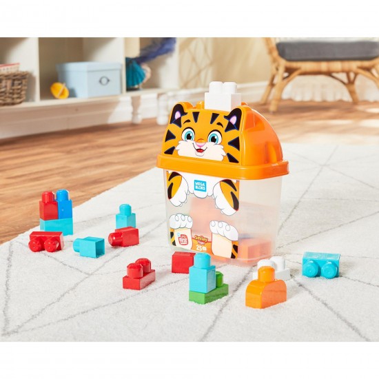 Mega Bloks Smiley Tiger, 25 PC Mega Bloks Smiley Tiger, 25 PC