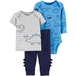 Carters 3-Piece Dinosaurs Little Character Set Carters 3-Piece Dinosaurs Little Character Set
