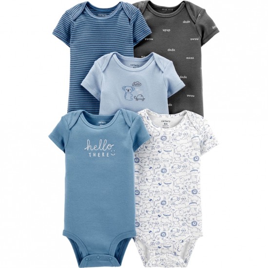Carters 5-Pack Animal Print Original Bodysuits