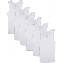 Fruit Of The Loom 6 pack Cotton Singlet Fruit Of The Loom 6 pack Cotton Singlet