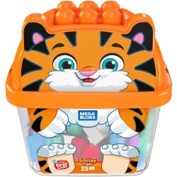 Mega Bloks Smiley Tiger, 25 PC Mega Bloks Smiley Tiger, 25 PC