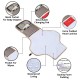 Portable Diaper Changing Pad Clutch With Built-in Head Cushion