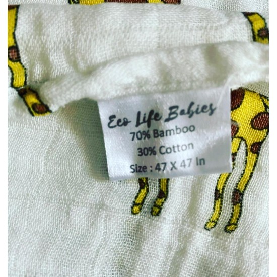 Eco Life Organic Muslin Swaddle, 2 Pack