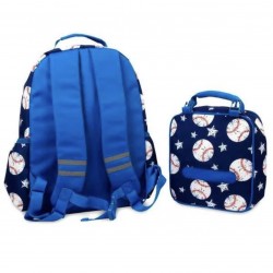 J World 16inch Duet Backpack & Lunch Bag- Baseball J World 16inch Duet Backpack & Lunch Bag- Baseball