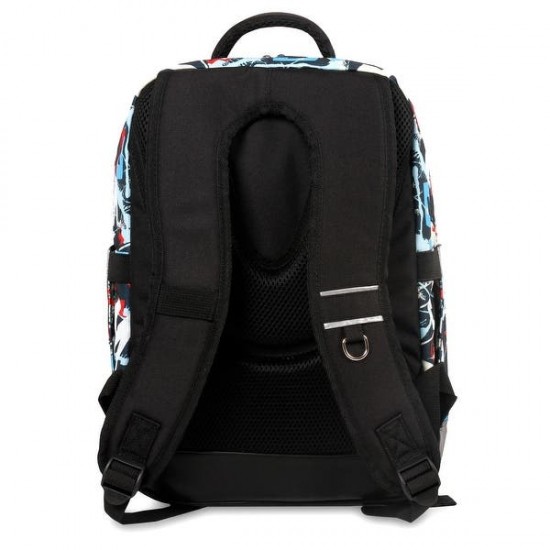 J World Sprouts Kids 17inch Backpack & Pencil Case, Graffiti