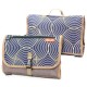 Portable Diaper Changing Pad Clutch With Built-in Head Cushion