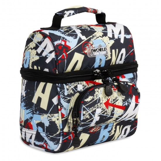 J World Insulated Lunch Bag, Graffiti