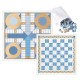 Melissa and Doug Wooden Chess and Pachisi