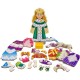 Melissa and Doug Princess Elise Magnetic Wooden Dress-Up Doll Play Set (24 pcs)