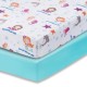 Everyday Kids 2 Pack  Cotton Crib Sheets
