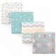 Luvable Friends 4 Pack Receiving Blanket, Elephant Luvable Friends 4 Pack Receiving Blanket, Elephant