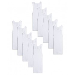Fruit Of The Loom 10 pack Boy’s Cotton Singlet, 6/8 Yrs Fruit Of The Loom 10 pack Boy’s Cotton Singlet, 6/8 Yrs