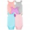 Carters 5-Pack Flutter Tank Bodysuits
