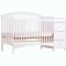 Storkcraft Bradford 4-in-1 Convertible Crib & Changer,& Toddler Rail, White