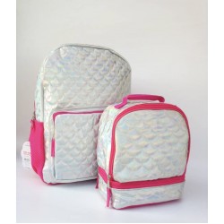 Wonder Nation 16inch Backpack With Drop Bottom Lunch Bag