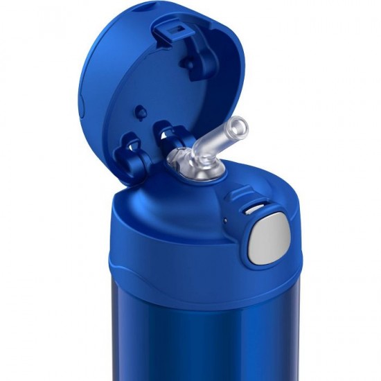 Thermos 12oz Funtainer Straw Bottle, Blue