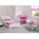Delta Children Princess Crown Wood Toddler Bed