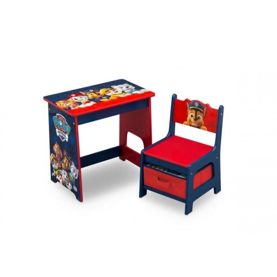 Delta Kids Wood Desk and Chair Set, Paw Patrol