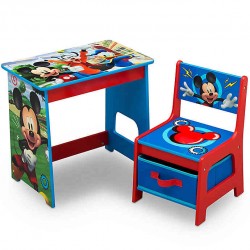 Delta Mickey Mouse Kids Wood Desk and Chair Set