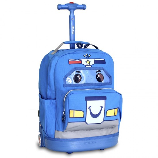 J World 16inch Rolling Backpack, Patrol