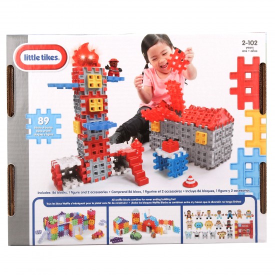 Little Tikes Waffle Blocks- Fire & Rescue