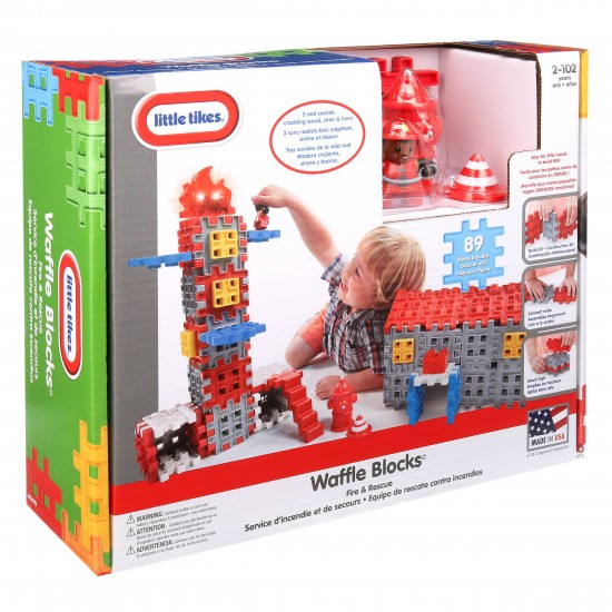 Little Tikes Waffle Blocks- Fire & Rescue