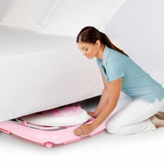 Bright Starts Pretty in Pink Walk A Bout Baby Walker, JuneBerry Delight