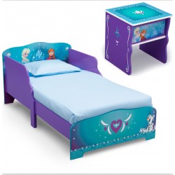 Delta Frozen Wooden Bed and Nightstand Delta Frozen Wooden Bed and Nightstand
