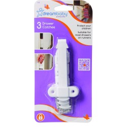 Dreambaby Drawer Catches, 3 Pack