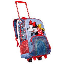 Disney Minnie Mouse 18inch Rolling Backpack Disney Minnie Mouse 18inch Rolling Backpack