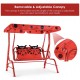 Ladybug Patio Swing Seat