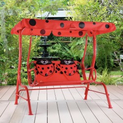 Ladybug Patio Swing Seat