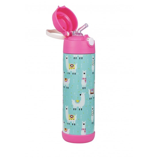 Snug Thermos Water Bottle, Llama