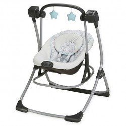 Graco Cozy Duet Swing And Removable Rocker, Tenley Graco Cozy Duet Swing And Removable Rocker, Tenley