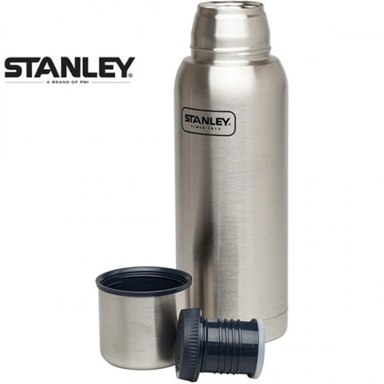 Stanley 1.1QT Classic Vacuum Insulated Water Flask, Stainless Steel