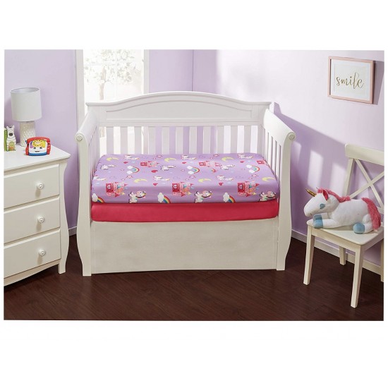 Everyday Kids 2 Pack Cotton Unicorn Cotton Crib Sheets Everyday Kids 2 Pack Cotton Unicorn Cotton Crib Sheets