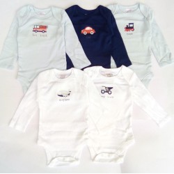 Cool Kids Impression 5 Pack Long Sleeve Bodysuit Cool Kids Impression 5 Pack Long Sleeve Bodysuit