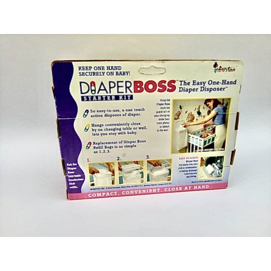 Diaper Boss One Hand Odour Locking Diaper Disposer