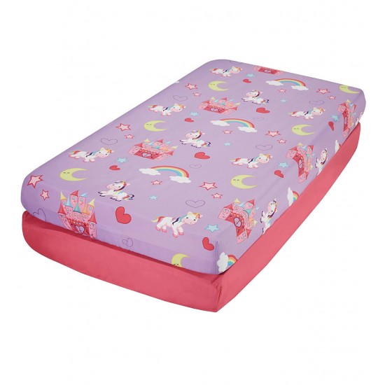Everyday Kids 2 Pack Cotton Unicorn Cotton Crib Sheets Everyday Kids 2 Pack Cotton Unicorn Cotton Crib Sheets