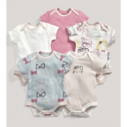 Mamas And Papas 5 Pack Bodysuits Mamas And Papas 5 Pack Bodysuits