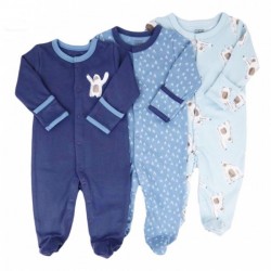 Mamas and Papas Impression Sleepsuit, 3 Pack Mamas and Papas Impression Sleepsuit, 3 Pack